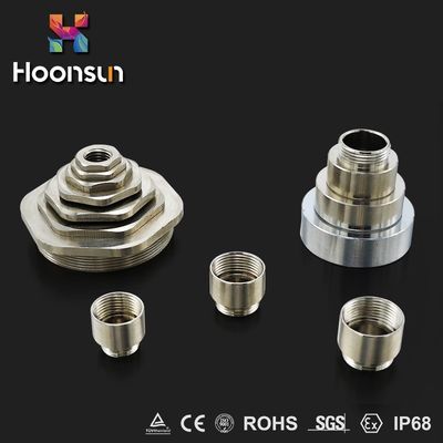 Glande de câble en laiton nickelée d'accessoires de glande de câble Kit External Thread Metal Reducer